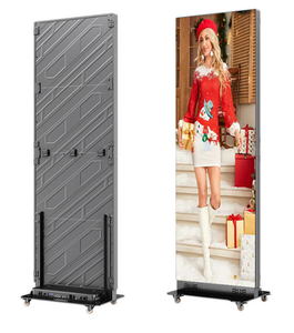Afficheur numérique LED P2 d'intérieur sur pied avec cabinet en aluminium pour la publicité - Product Image 3