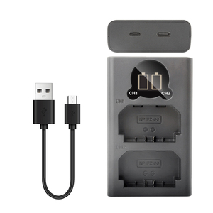 <span class=keywords><strong>Batterie</strong></span> portable NP-FZ100 avec écran LCD intelligent et chargeur USB double rechargeable pour appareils photo numériques <span class=keywords><strong>Sony</strong></span> A9 A7R <span class=keywords><strong>III</strong></span> <span class=keywords><strong>A7</strong></span> <span class=keywords><strong>III</strong></span> - Product Image 2