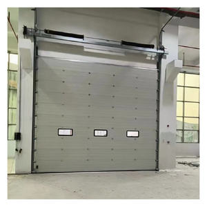 Portes coulissantes d'<span class=keywords><strong>atelier</strong></span> d'occasion, résistantes au feu, en acier moderne, finition en polymère imperméable, Guangdong - Product Image 3