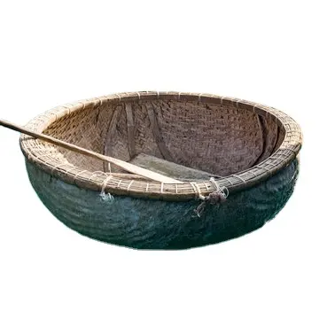 बुना बांस CORACLE-वियतनाम मिनी नाव-बांस Coracle बेड़ा थोक सबसे अच्छी कीमत // राहेल भंडारण: + 84896436456 99GD