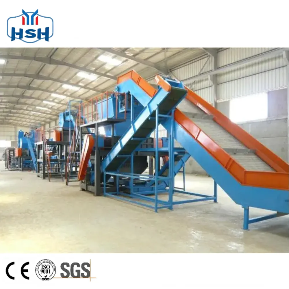 Rubber granulation machinery suppliers Tire recycling line equipment Waste tire processing