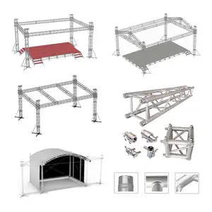 Treillis de scène en aluminium avec pince treillis d'éclairage en aluminium, treillis de scène en aluminium