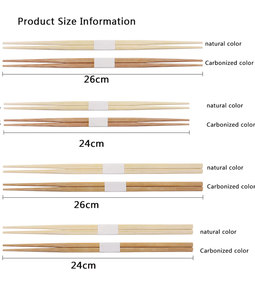 Palillos Desechables Ecológicos Japoneses de Bambú, Paquete a Granel, Madera <span class=keywords><strong>Natural</strong></span> para el Hogar, Fiestas, Viajes, Restaurantes y Comida para Llevar - Product Image 4