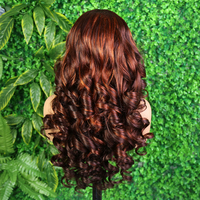 Perruques Cheveux Humains Vierge MayQueen HD Lace Complète Ondulés Frisés en Tissage Vietnamien Transparent Lace Front pour Femmes Noires