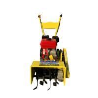 Mini Motocultor para Agricultura, Cultivador Económico con Implementos de Siembra, Motor como Componente Principal