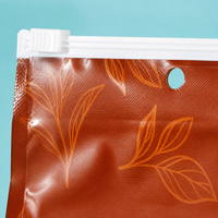 Pochette transparente personnalisée avec fenêtre pour une visualisation directe des produits internes (snacks et granulés)