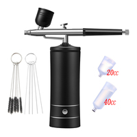 Nano brouillard pulvérisateur Mini compresseur d'air Kit Air-Brush peinture pistolet aérographe pour Nail Art tatouage artisanat gâteau