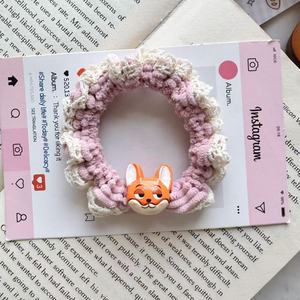 Diademas de Pelo para Niñas con Diseño de <span class=keywords><strong>Judy</strong></span> y <span class=keywords><strong>Nick</strong></span> de Anime, Lazos de Pelo de Ganchillo para Niñas, Anillos de Pelo para Niñas - Product Image 6