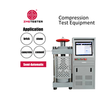 Équipement d'essai de pression de ciment de béton professionnel de haute qualité Machine de compression semi-automatique pour le béton