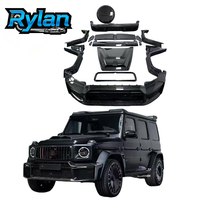 Kit carrosserie complet en fibre de carbone sèche pour G-Class W465 B800 2025+, comprenant pare-chocs avant, garde-boue, fentes de ventilation et diffuseur arrière