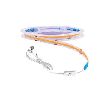 <span class=keywords><strong>Striscia</strong></span> <span class=keywords><strong>LED</strong></span> COB 5V Autoadesiva <span class=keywords><strong>con</strong></span> <span class=keywords><strong>Interruttore</strong></span> e Interfaccia USB, Luce Ambientale Morbida per Sfondo TV e Pareti, PCB Larghezza 8mm - Product Image 5