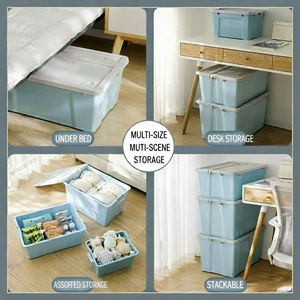 <span class=keywords><strong>Coffre</strong></span> de <span class=keywords><strong>rangement</strong></span> robuste avec couvercle, organisateur mobile anti-humidité pour la maison, <span class=keywords><strong>sous</strong></span> <span class=keywords><strong>le</strong></span> <span class=keywords><strong>lit</strong></span>, dans <span class=keywords><strong>le</strong></span> <span class=keywords><strong>coffre</strong></span> de voiture - Product Image 2