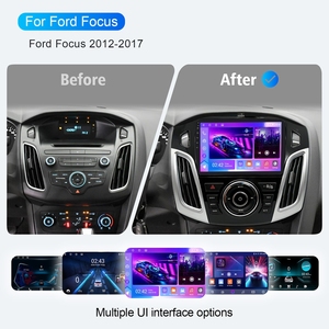 ระบบความบันเทิงในรถยนต์ไร้สาย Rhythm Wireless Carplay พร้อมระบบควบคุมพวงมาลัย บลูทูธแฮนด์ฟรี ระบบนำทาง GPS สำหรับรถยนต์ฟอร์ด โฟกัส ปี 2012-2017 - Product Image 3