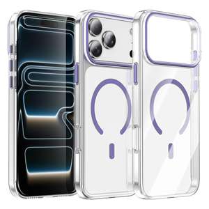 Funda protectora magnética transparente para iPhone 17 Pro Max, cobertura total, a prueba de caídas, antiamarilleo - Product Image 5