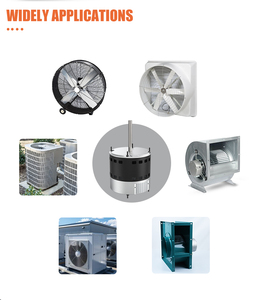 1/4HP 110/230V 1075 vòng/phút 1/2 "Trục ECM biến không chổi than công nghiệp quạt lò quạt Quạt HVAC ngưng DC động cơ không chổi than - Product Image 2