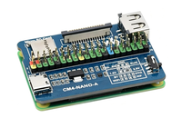 Carte d'extension mini CM4-NANO-A pour Raspberry Pi CM4 avec OTG, WiFi, CSI, USB