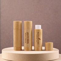 Emballage personnalisé pour eye-liner en tube, tubes de baume à lèvres en bambou, kits de maquillage, salons de beauté, usage personnel, tube de baume à lèvres