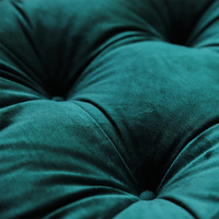 Coussin de chaise carré empilable en velours hollandais lavable, grand format, pour mobilier de salle à manger moderne et d'extérieur, idéal pour animaux de compagnie - Vente en gros
