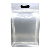 Bolsas de Fondo Plano con Cierre Vertical de Ocho Lados, Selladas, de Grado Alimenticio, Duraderas, Reciclables, para Sushi, Pizza, Leche, Comida para Mascotas