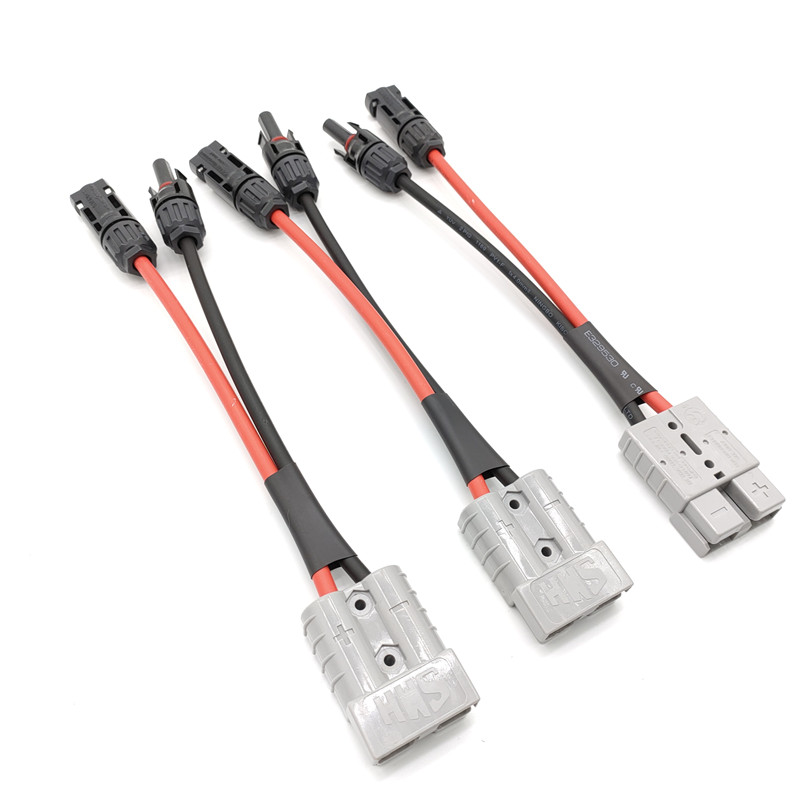 Power Andersons Pv Extension Cable Anderson-style To Anderson Style 50a Connector Kit Solar Panel
