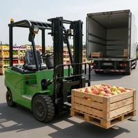 Spedizione Gratuita YUNTU CE CPD30 Carrello Elevatore Elettrico Industriale Intelligente con Batteria agli Ioni di Litio 72V, Pneumatici Solidi, Alta Qualità Idraulica