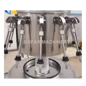 เครื่องบรรจุขวดแบบหมุนหัวฉีด12/14/18สำหรับกระป๋องเครื่องดื่มทำจากพลาสติกแก้วน้ำแบบกึ่งอัตโนมัติ - Product Image 4