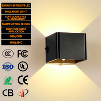 Lampe de nuit LED rechargeable moderne en ABS, grain de bois blanc et noir, 2200 mAh, 5 W, pour chambre, salon, escalier, couloir, intérieur