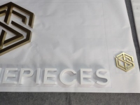 Letras de Canal de Acero Inoxidable con Acabado Espejo Mate + Pintura en Aerosol de Acero Inoxidable para Uso en Interiores, Letreros Compuestos Personalizados Ecológicos