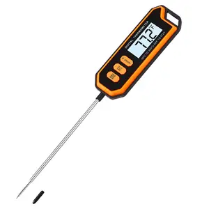 Factory Wholesale Food Cooking Instant Read Digital Kitchen Meat Thermometer with Stainless Steel Probe