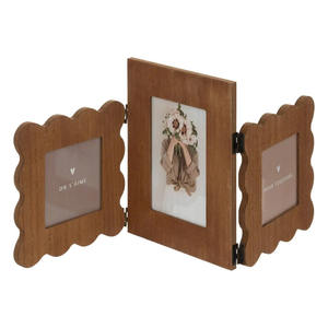 Cadre photo multiple BRIANA en MDF et verre 50,7x21,7 cm épaisseur 0,9 cm - Product Image 1