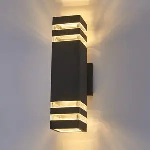 Modern güvenlik dış cephe dış su geçirmez hareket sensörü yukarı aşağı led lambaları dış mekan aydınlatması