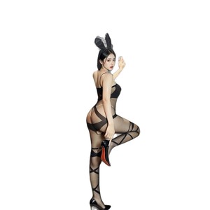 Lemon Story Body Stocking Transparent à Entrejambe Ouvert en Résille pour Femme, Lingerie Sexy, Costume de Jeu de Rôle Printemps 2025 - Product Image 5