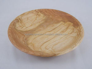 Cuenco de madera hecho a mano de calidad superior Diseño ecológico para uso comercial en el hogar Entrega rápida Estilo Vintage para ensalada de frutas - Product Image 5