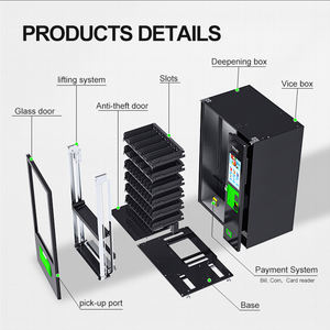 Máquina expendedora con elevador TCN, máquina expendedora combinada de gran capacidad con gabinete subsidiario - Product Image 5