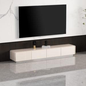 Mueble de <span class=keywords><strong>TV</strong></span> de Estilo Lujoso con Patas de Madera Maciza, Gran Capacidad de Almacenamiento, Mueble de <span class=keywords><strong>TV</strong></span> Moderno para Sala de Estar, Suministro de Fábrica - Product Image 4