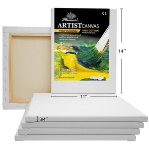 Phoenix profesyonel OEM özel boyut sanatçı % 100% pamuk boş gerilmiş sanatçı tuval boyama - Product Image 4