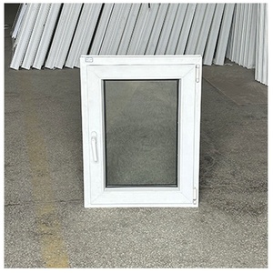 Tùy chỉnh thiết kế châu Âu uPVC <span class=keywords><strong>Windows</strong></span> kính đôi ngang dọc Mở Cửa Sổ PVC - Product Image 4