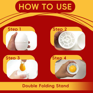Convenient Egg Liquid Separator Kitchen Convenience Egg Yolk Separation Easy Cleaning Plastic <b>Small</b> <b>Tool</b> Kitchen <b>Tools</b> - Product Image 3