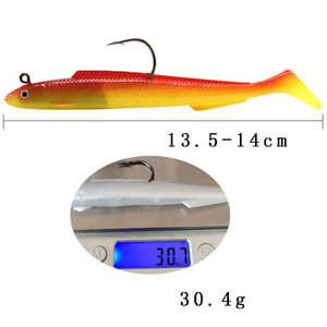 Howell OEM 15cm 30g di giga Pre-truccata esche da pesca morbide OEM esche di <span class=keywords><strong>anguilla</strong></span> e esche da Jigging <span class=keywords><strong>per</strong></span> pesci d'acqua salata e spigole - Product Image 4