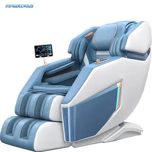 NingdeCrius 2023 Venda quente Massageador de Corpo Inteiro Gravidade Zero Shiatsu Elétrica Dobrável Reclinável 4D Luxo SL Track Massage Chair