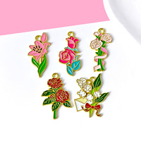 Meilleure vente Lily Rose Camomille Bellflower Alliage Accessoires Ceinture Crochet Alliage Pendentif Alliage Charmes Fleurs pour la Décoration