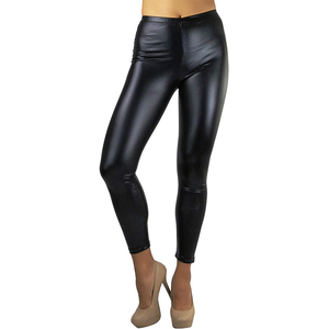 En gros Nouveau Style Sexy Leggings <span class=keywords><strong>Taille</strong></span> <span class=keywords><strong>Basse</strong></span> Femmes Skinny Pantalon <span class=keywords><strong>Simili</strong></span> <span class=keywords><strong>Cuir</strong></span> - Product Image 2