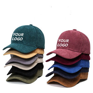 WOWEI Cappellino da Baseball Unisex in Velluto a Coste Stile Vintage a Tinta Unita Regolabile da Camionista per Viaggi e Attività all'Aperto - Product Image 2