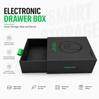 Boîte d'emballage électronique personnalisée pour tiroir, boîte cadeau de luxe en carton rigide pour appareils intelligents