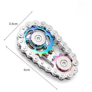 Cao Cấp Edc Cyber Người Nổi Tiếng Bánh Đà Fidget Spinner Xe Đạp Xe Đạp Chuỗi Sprocket Fidget Đồ Chơi Spinner Cho Người Lớn - Product Image 6