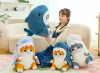 Peluche Ours Mofusand en Coton PP Super Doux, 25-50cm, Anti-Stress, Idéal pour Anniversaire d'Enfants - Vente en Gros