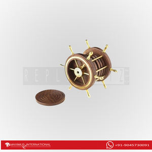 Juego de posavasos de té redondo de lujo ecológico de madera Natural para oficina en casa, Bar, protección de mesa, alfombrillas y almohadillas para bebidas - Product Image 2