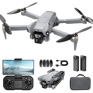 Drone de photographie aérienne sans balais en plastique avec évitement d'obstacles, positionnement par flux optique, écran de contrôle à distance et caméra 4K - Product Image 1
