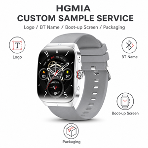 HK80 1,95 Zoll AMOLED-Bildschirm Smartwatch mit <span class=keywords><strong>Bluetooth</strong></span>-Anruffunktion, Wettervorhersage, Schlafüberwachung und Aktivitäts-Tracking FitCloudPro - Product Image 1
