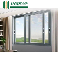 Lukliving Offre Spéciale Usine Vente Directe Double LOWE Verre Aluminium Luxe Nouvelle Maison Fenêtres Coulissantes Avec Écrans